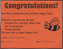 Samantha's 2nd Bee Certificate
